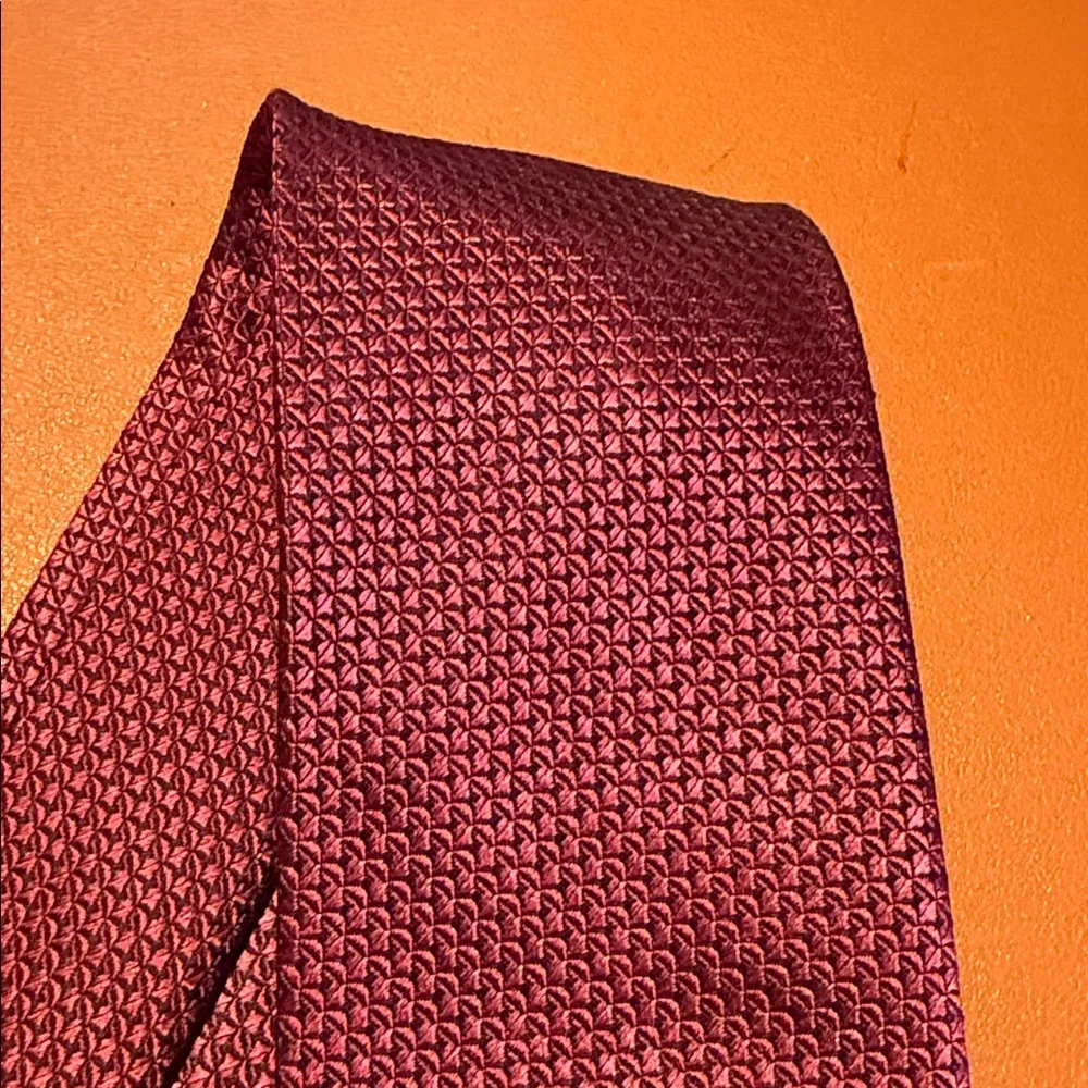 Nordstrom Deep Red Patterned Tie - Picture 10 of 10